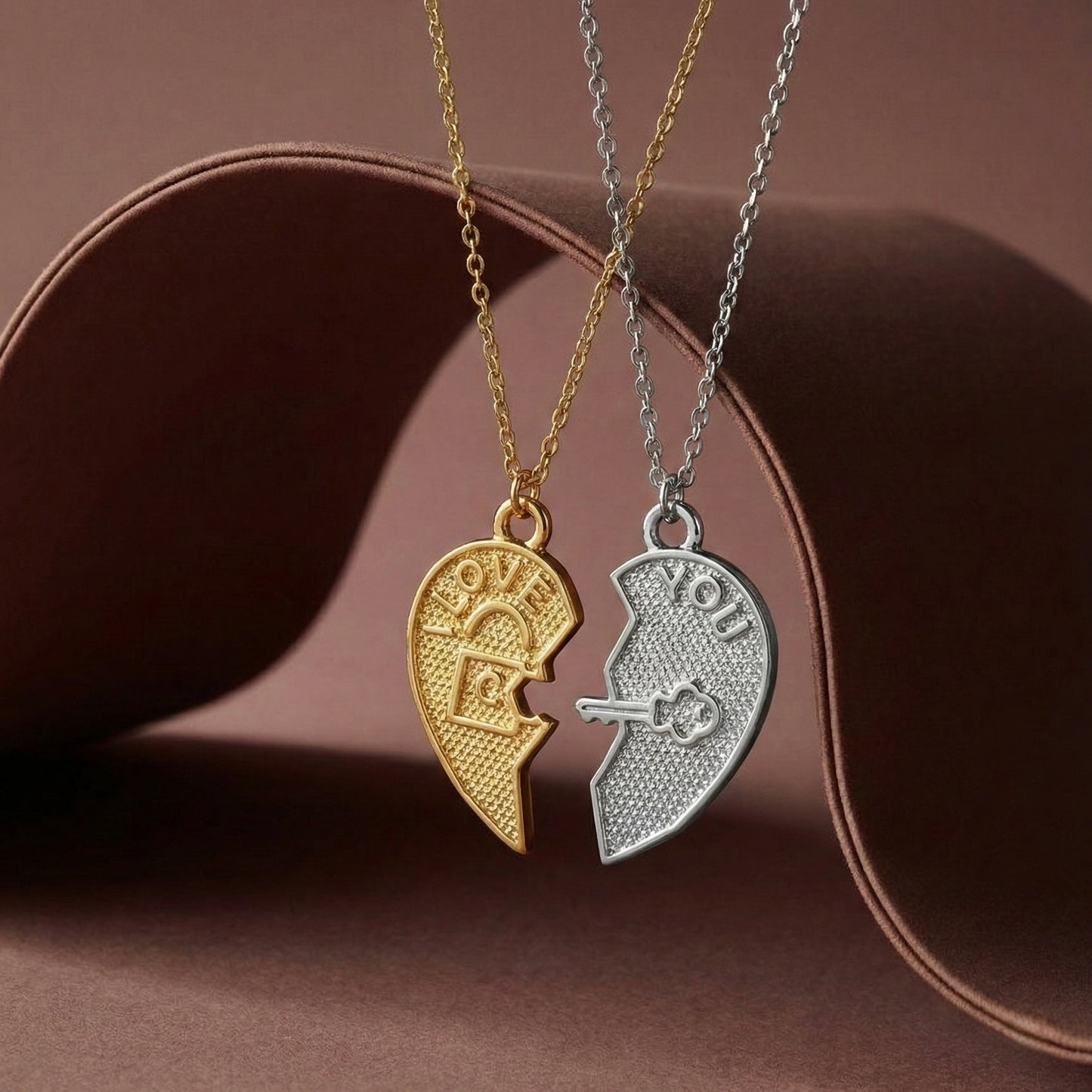 Love & You Çift Kolyesi Seti