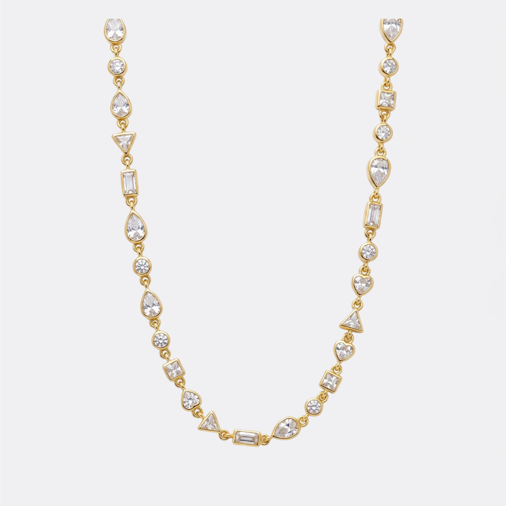 Mixed Cut Crystal Riviera