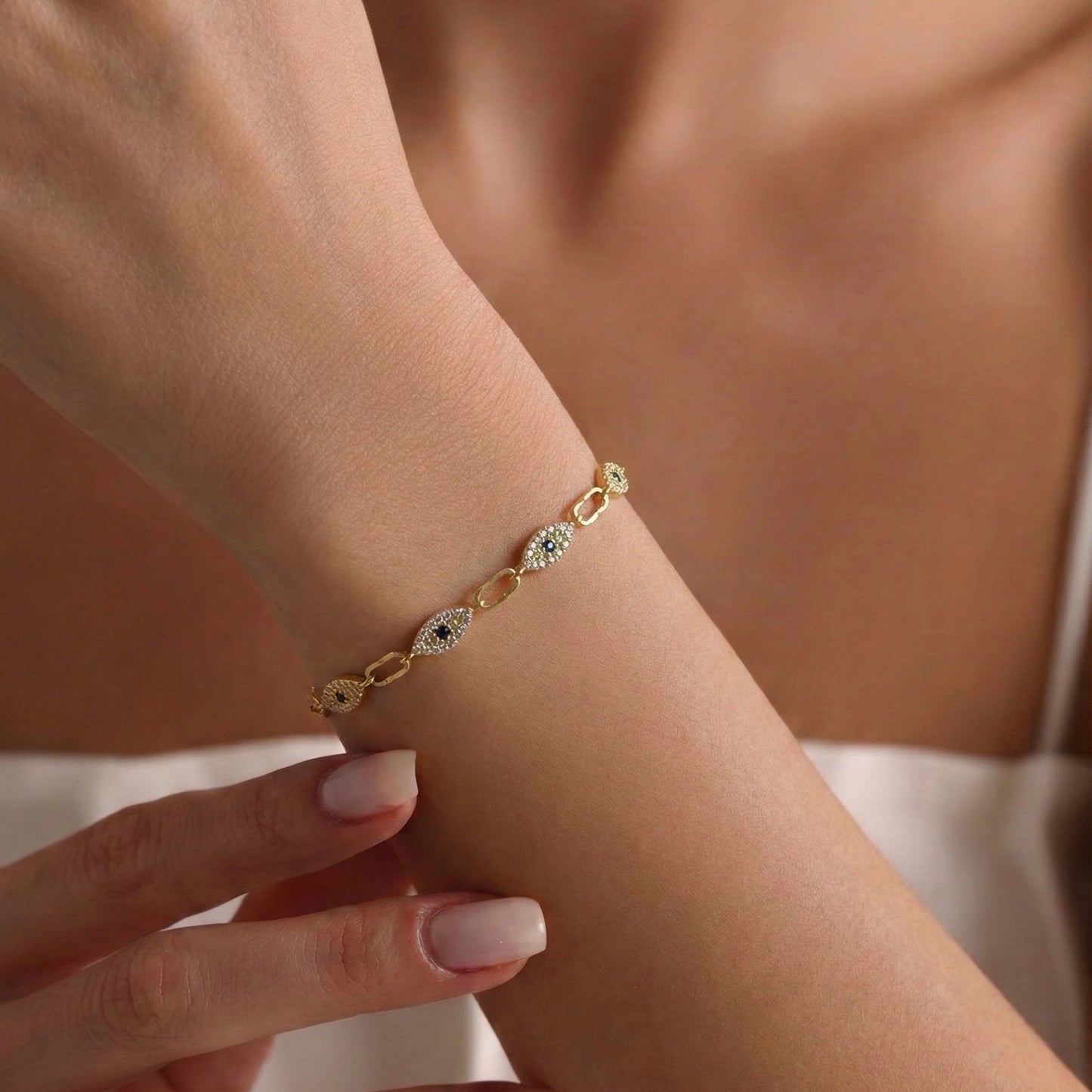 Evil Eye Charm Bileklik