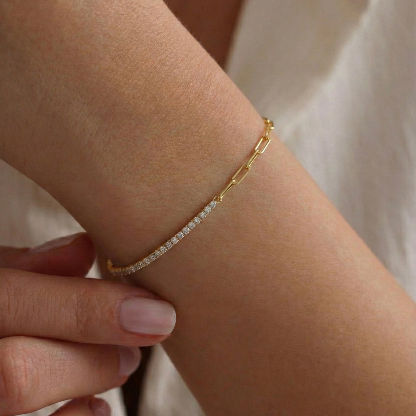 Dual Link Tennis Bileklik