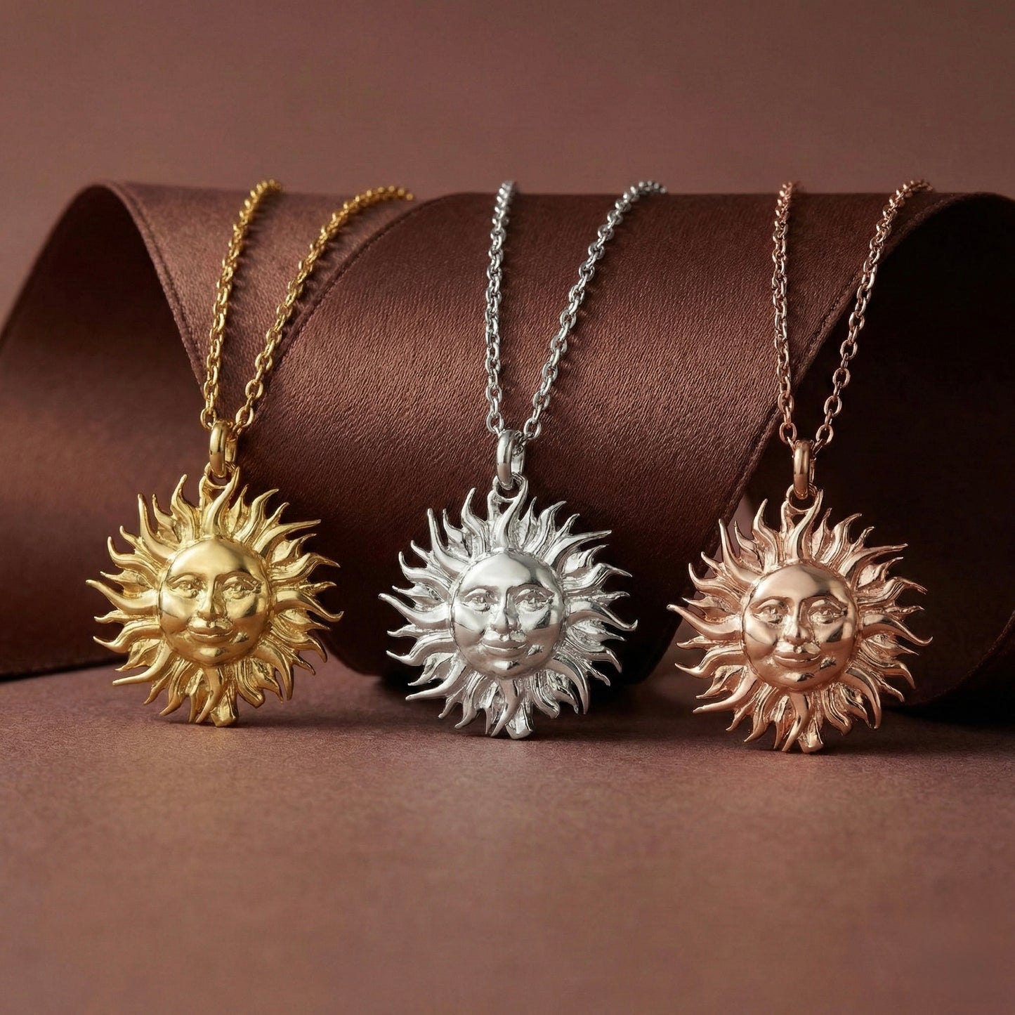 Helios Sun Face Kolye