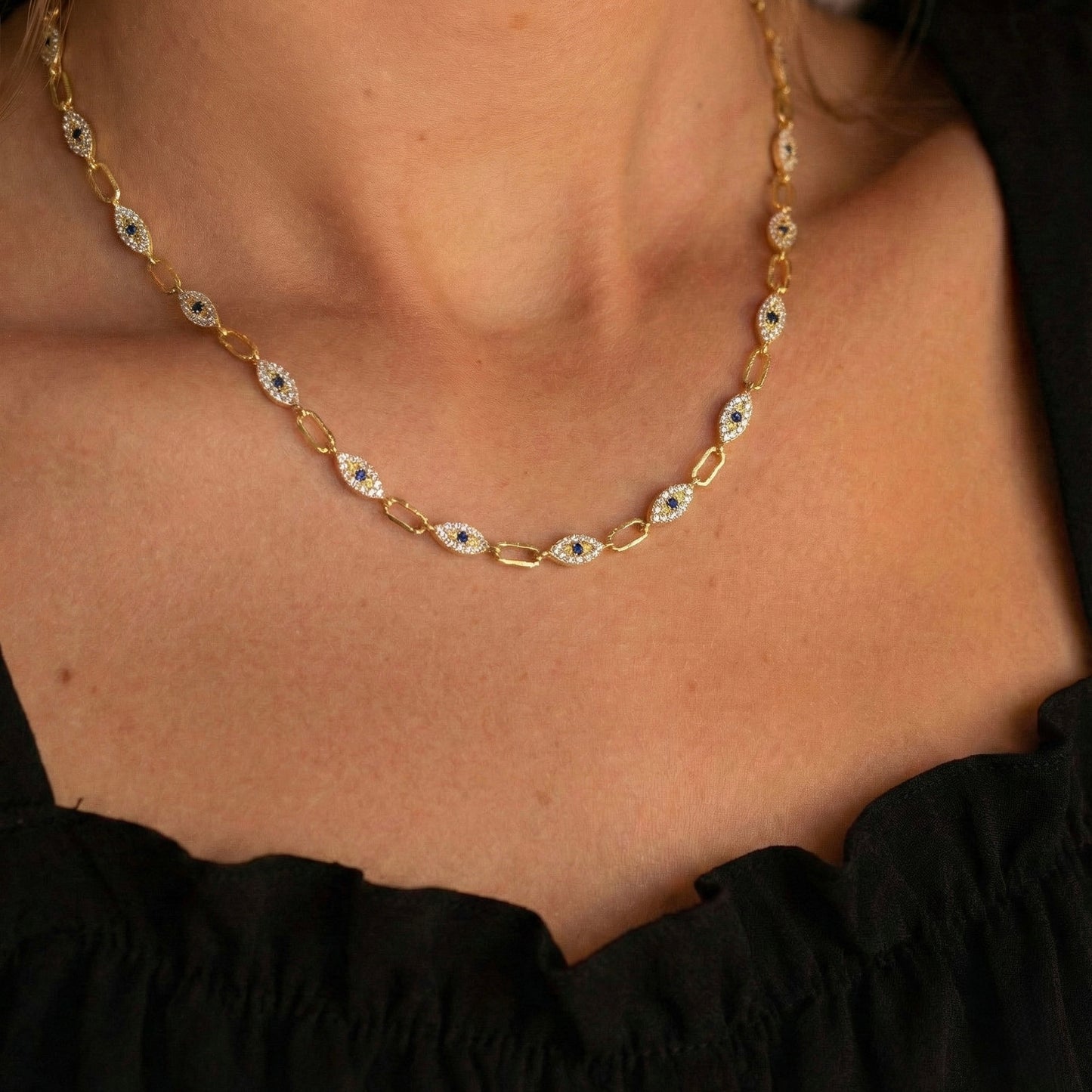 Aura Evil Eye Link Kolye