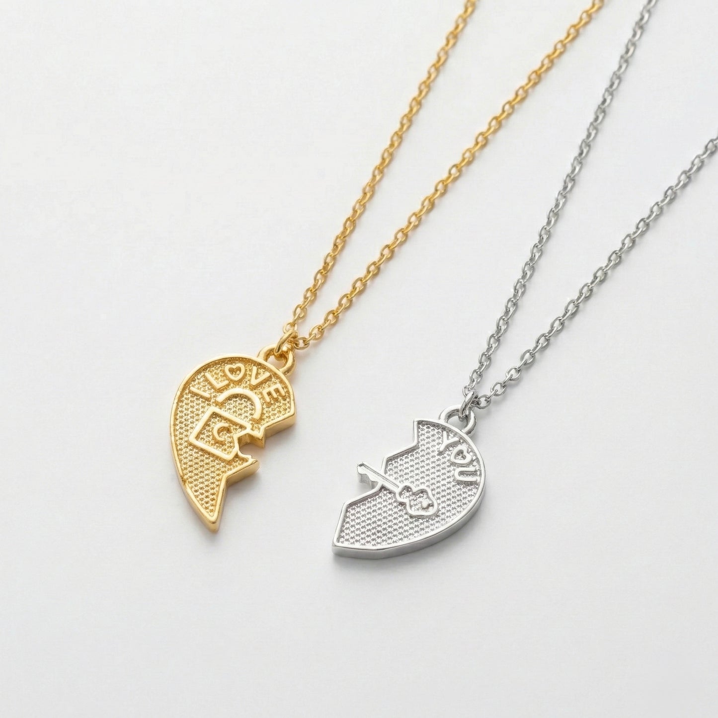 Love & You Çift Kolyesi Seti