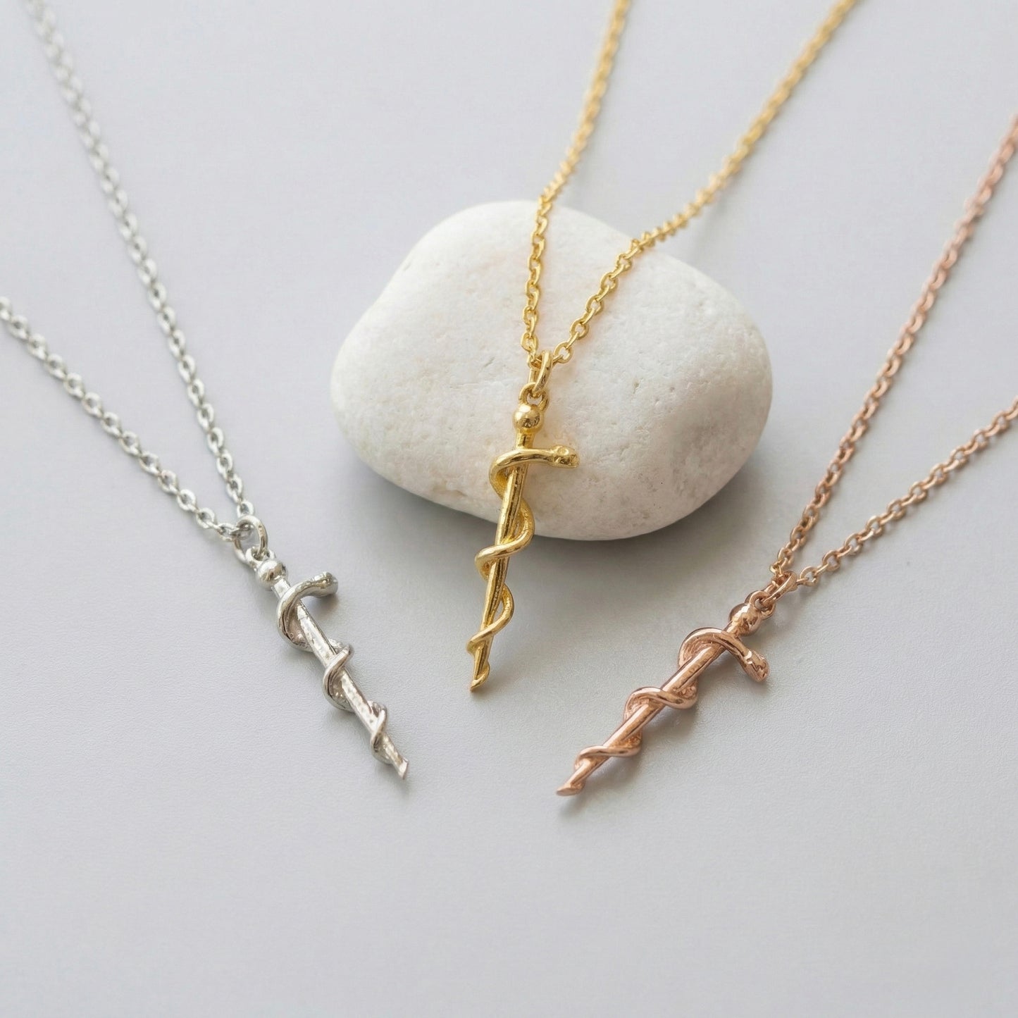 Asclepius Serpent Kolye