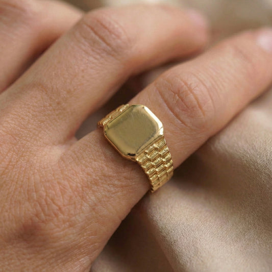 Chrono Signet Yüzük