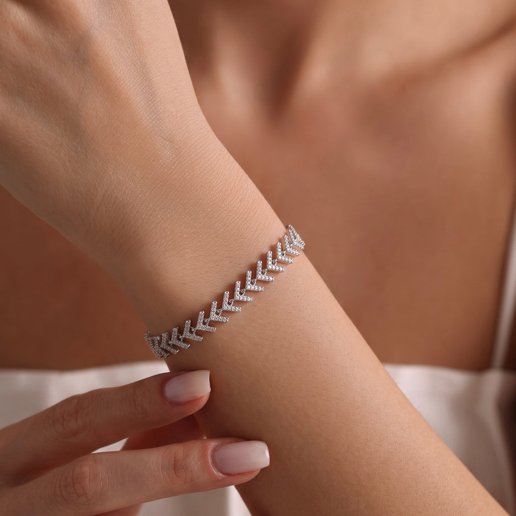 Chevron Pavé Bileklik