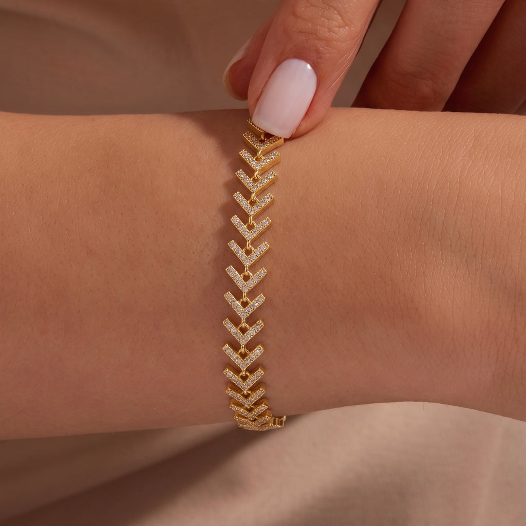 Chevron Pavé Bileklik