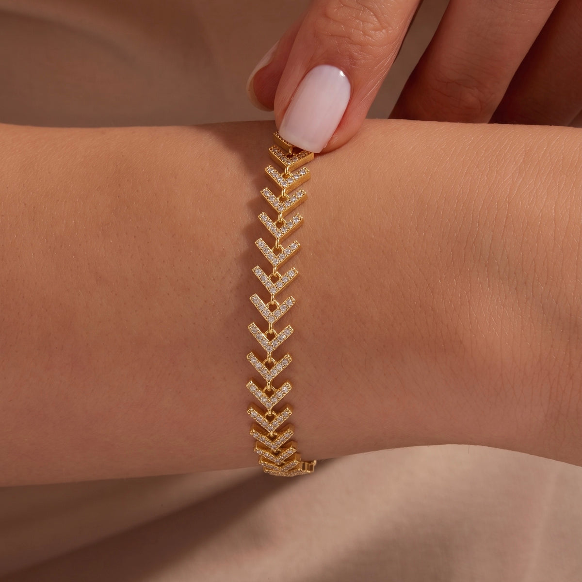 Chevron Pavé Bileklik