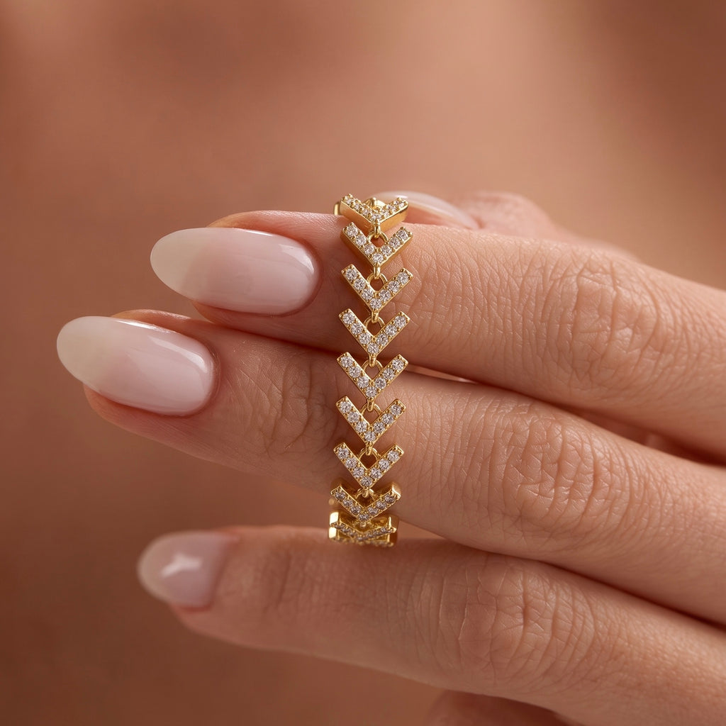 Chevron Pavé Bileklik