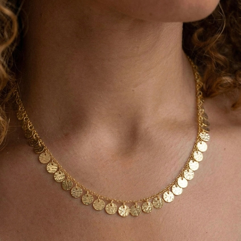 Hammered Disc Choker