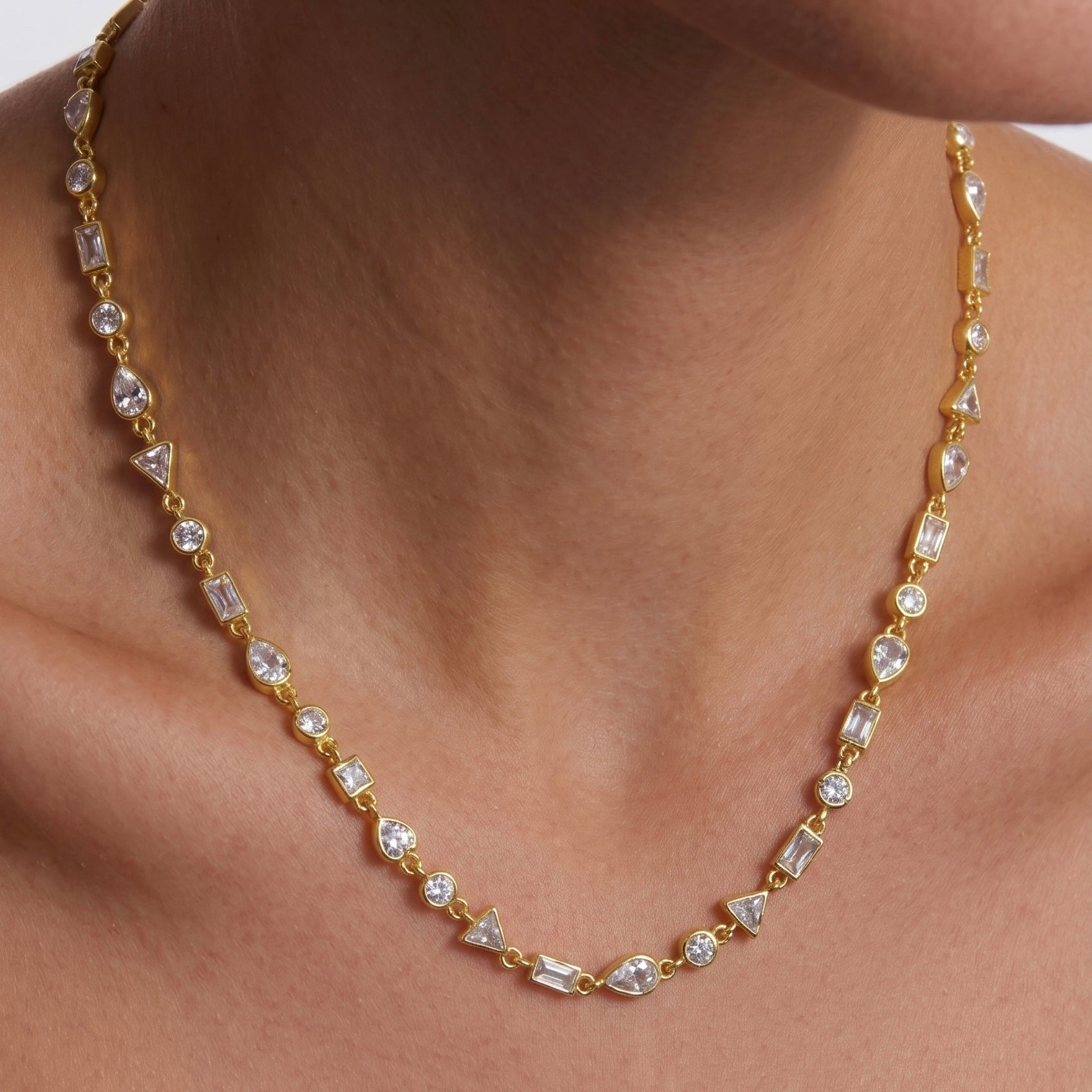 Mixed Cut Crystal Riviera