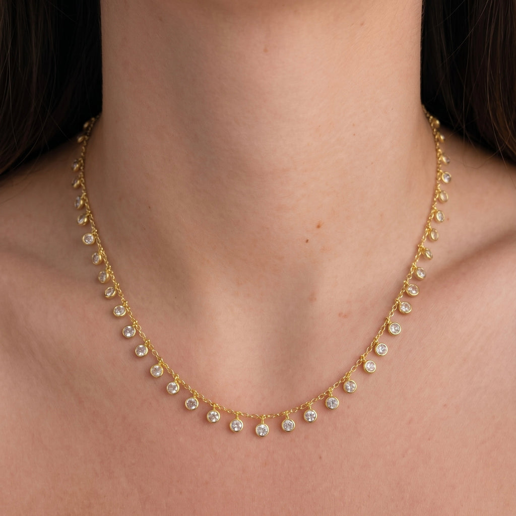 Crystal Shaker Choker