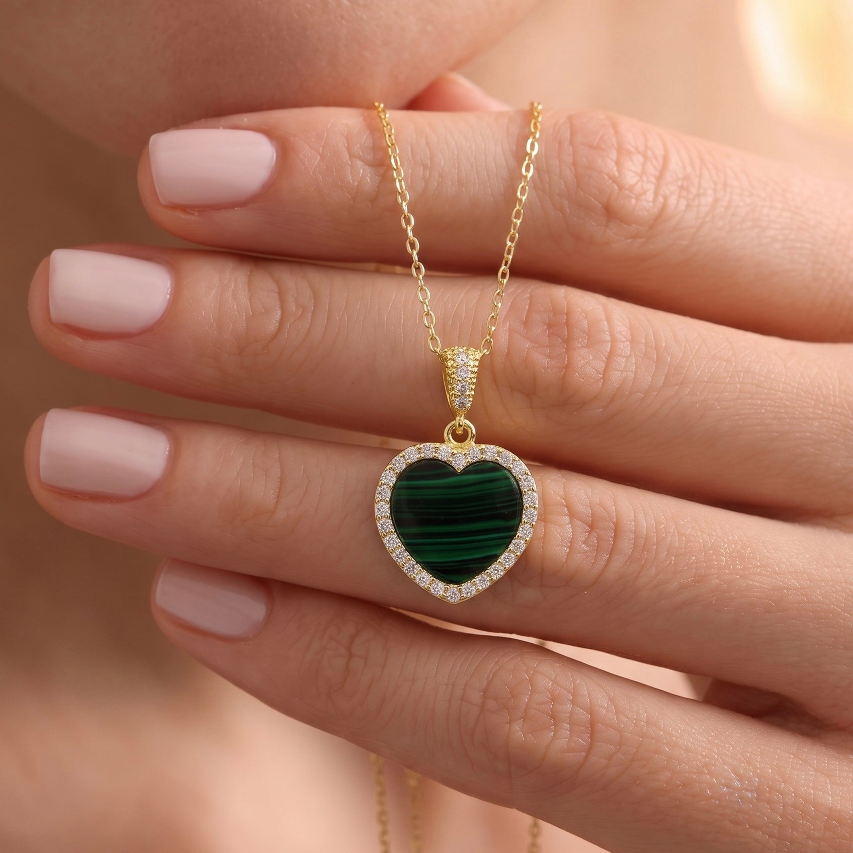 Malachite Heart