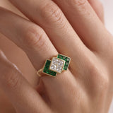Princess Cut Emerald
