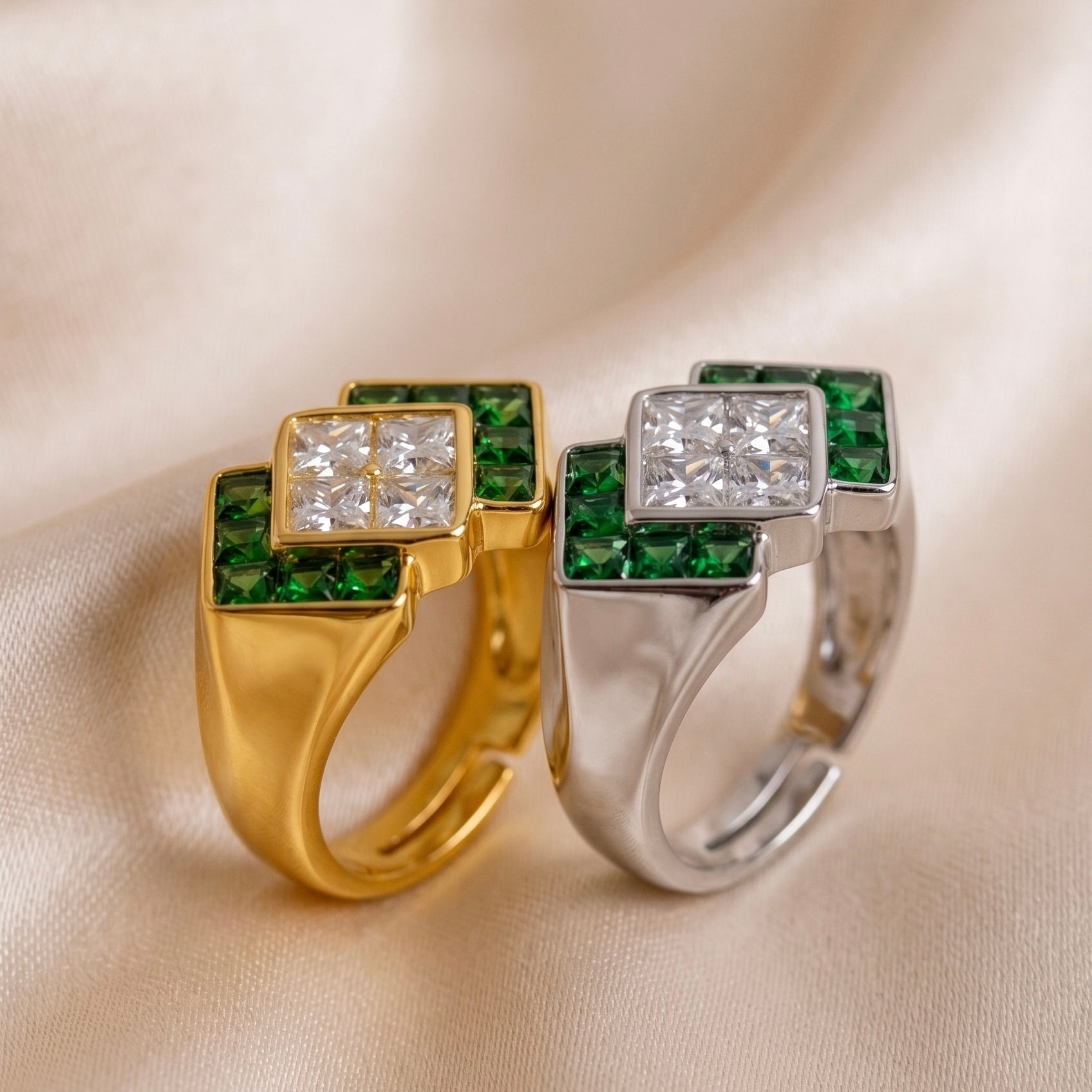 Princess Cut Emerald