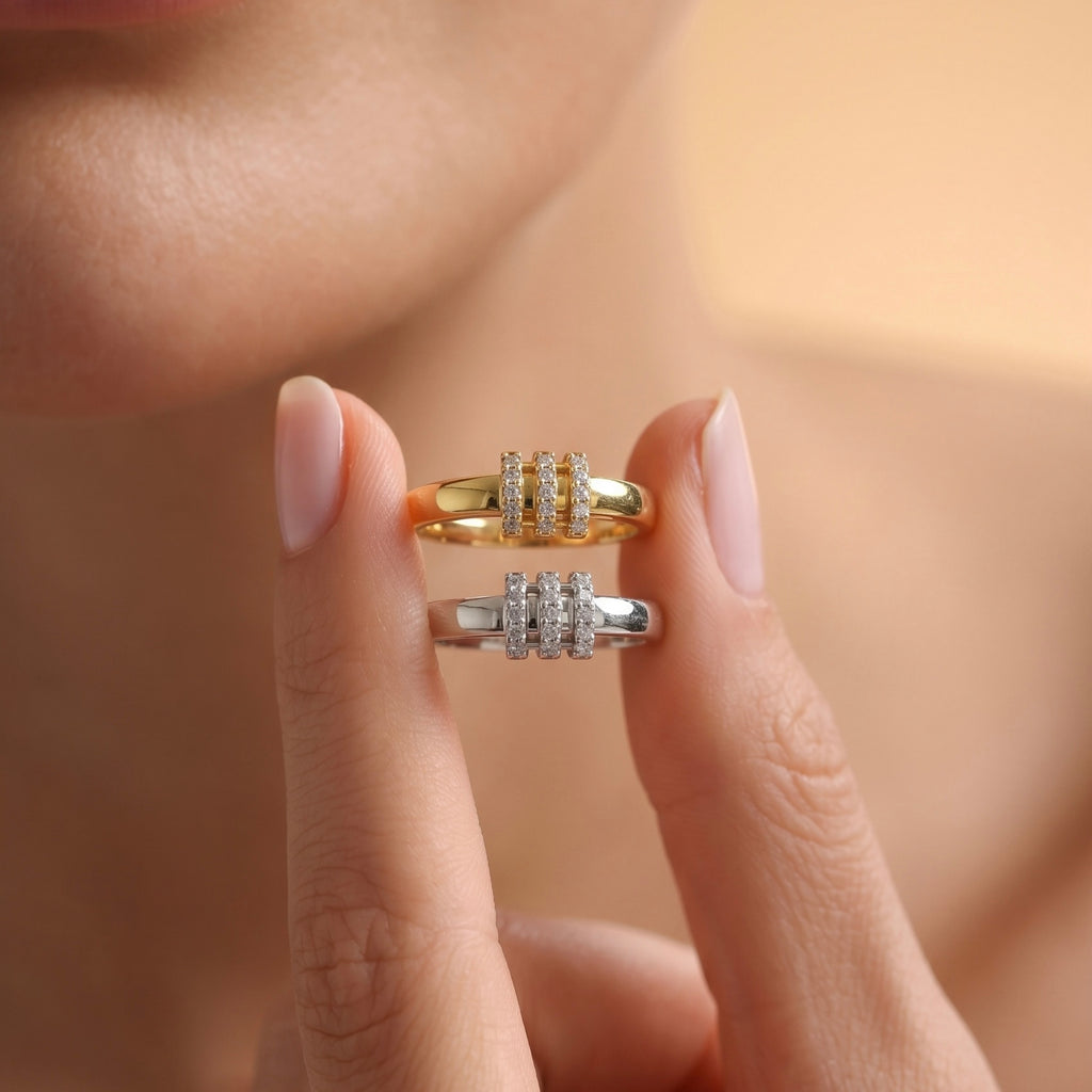 Triple Row Pavé